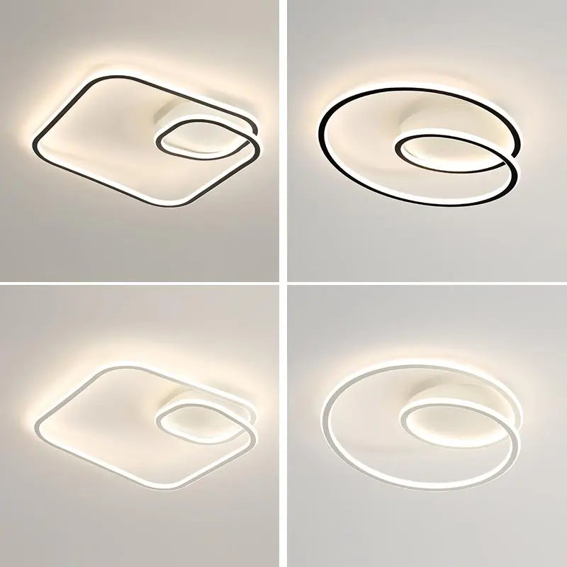 plafonnier led moderne pour éclairage intérieur décoratif - vue 5 sur 23