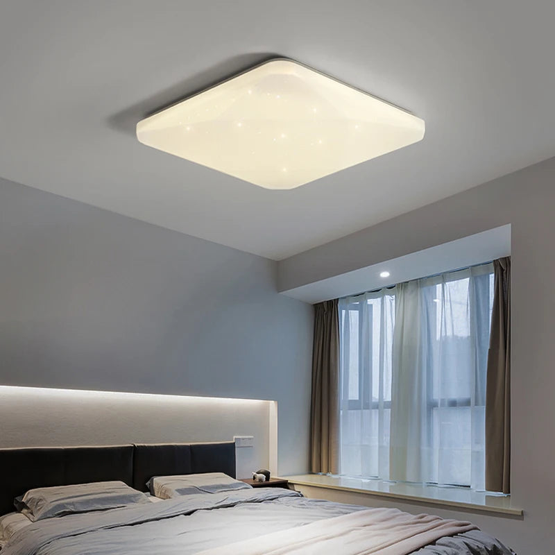 plafonnier led nordique simple créatif luminaire éclairage intérieur - vue 4 sur 9