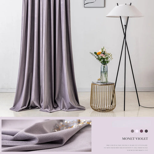 Rideau occultant style retro pour grandes fenetres salon