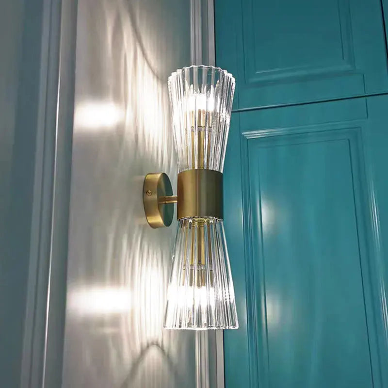 applique murale post-moderne en cristal décorative de luxe - vue 4 sur 7
