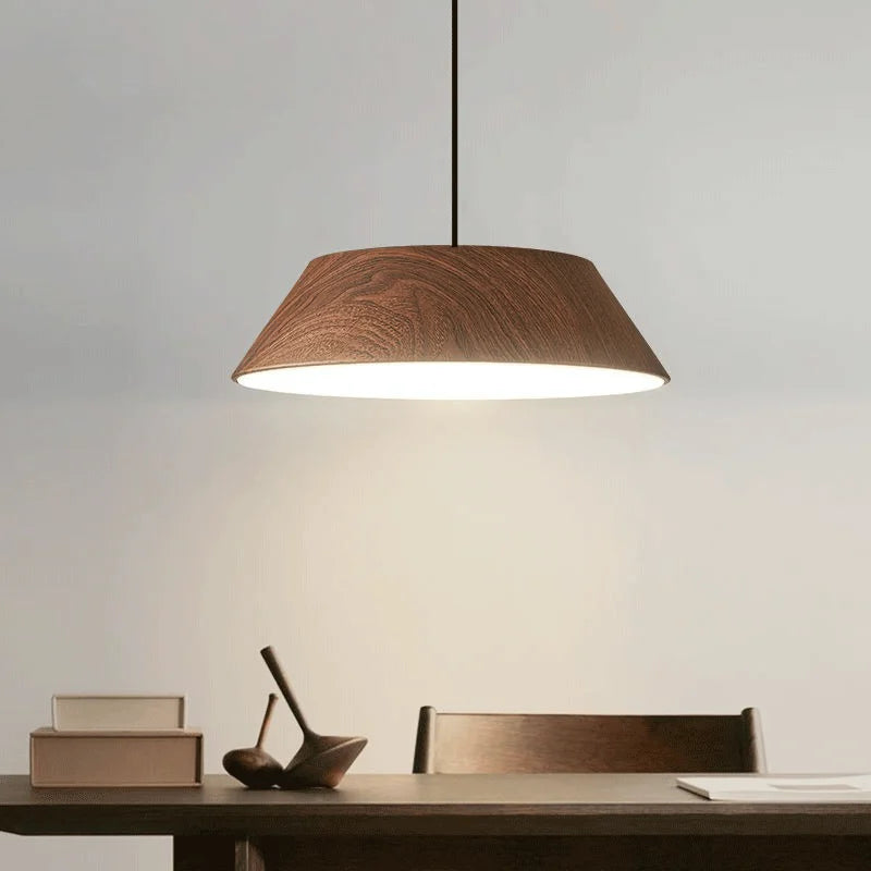 lustre noyer salle manger plafond bar - vue 5 sur 8