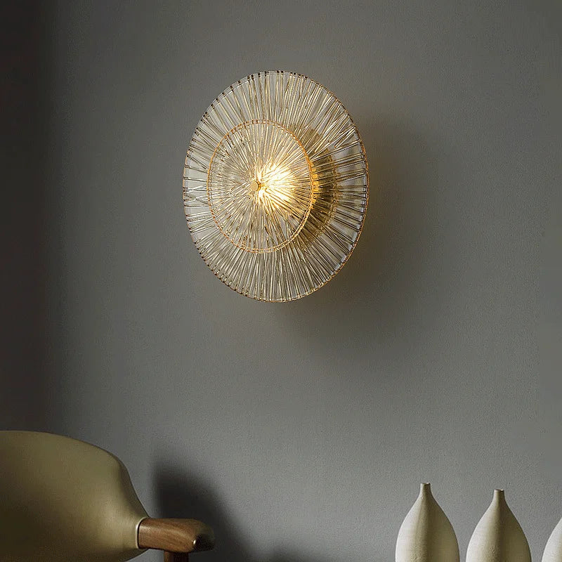 applique murale post-moderne en verre pour un intérieur élégant - vue 5 sur 8