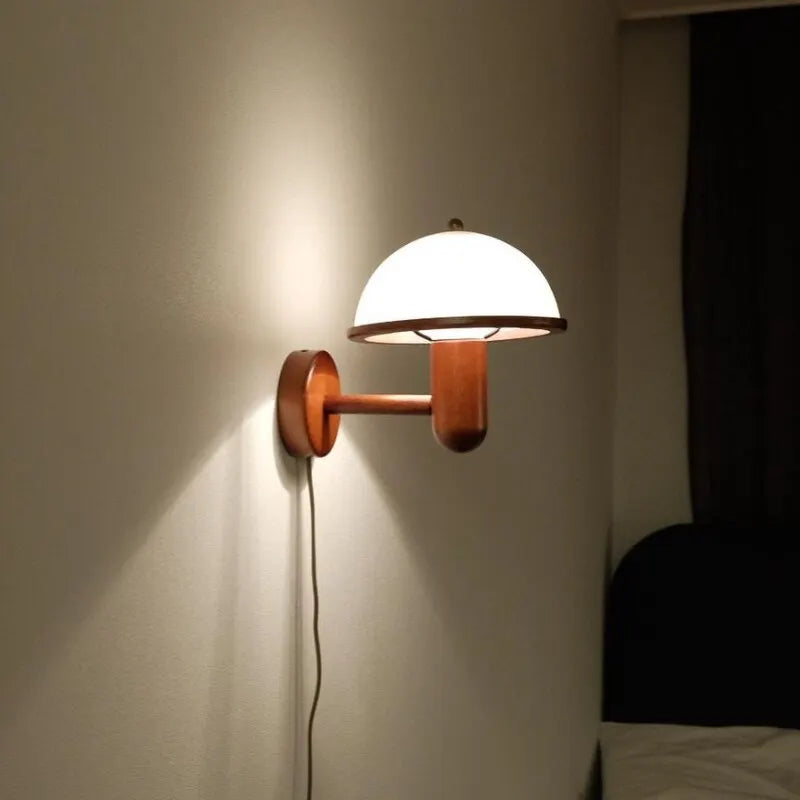 Applique murale nordique rétro en forme de champignon - vue 4 sur 8