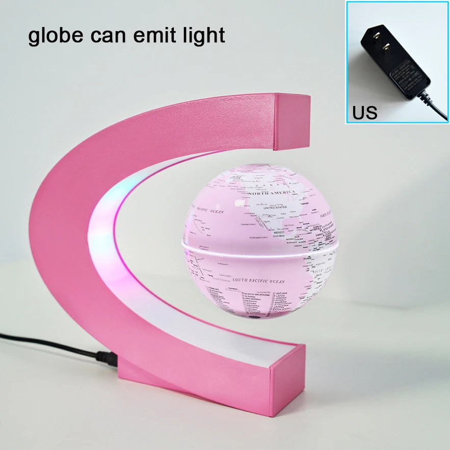 globe de lévitation magnétique 3d avec autorotation lumineuse - vue 9 sur 16