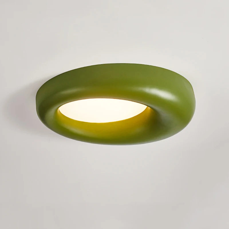 Plafonnier Led de Style crème nordique - vue 2 sur 9