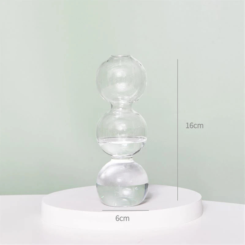 bougeoir en verre transparent décoration intérieure moderne nordique - vue 29 sur 31