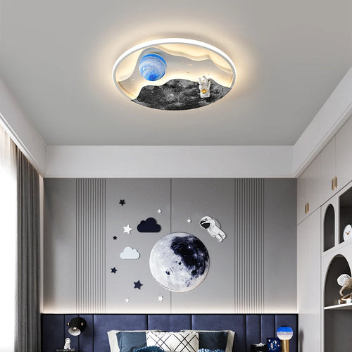 lustre astronaute créatif pour décoration intérieure lumineuse - vue 6 sur 8