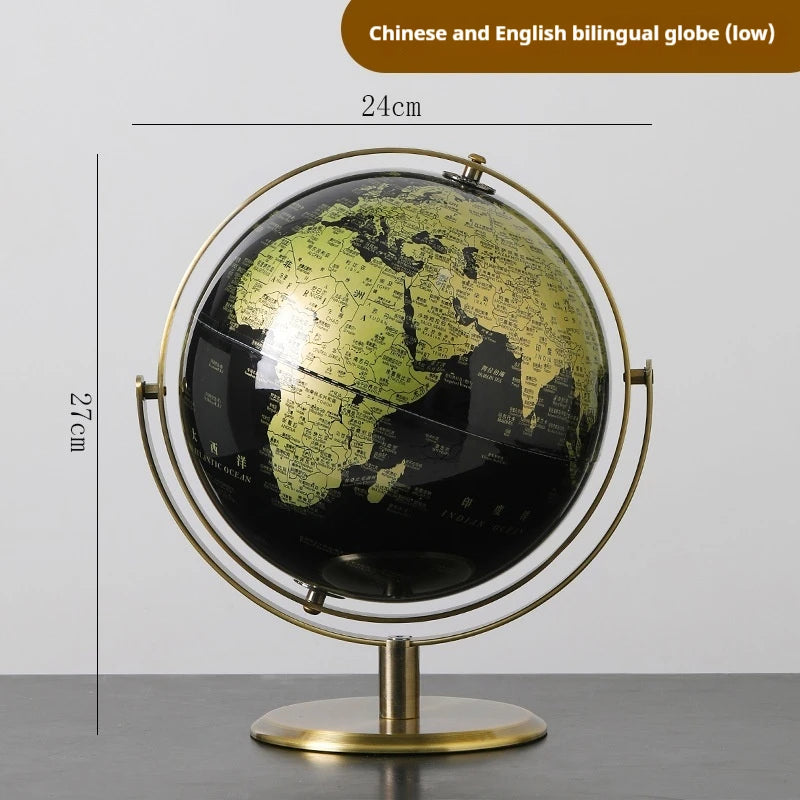 globe terrestre rotatif éducatif pour enfants en métal - vue 9 sur 14