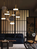 suspension marbre bois tendance 2024 luminaire moderne pour intérieur