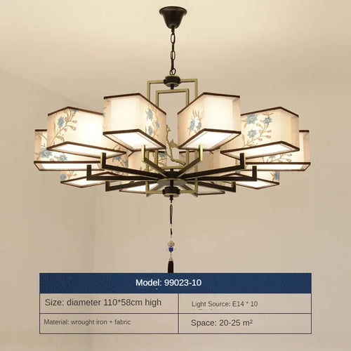 lustre chinois suspendu style moderne pour une ambiance simple