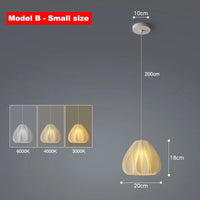 lustre créatif moderne suspendu restaurant cuisine chambre enfants déco éclairage