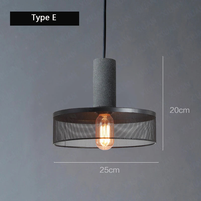 Loft Suspension lampes fer forgé led Vintage Salle à manger - vue 11 sur 12