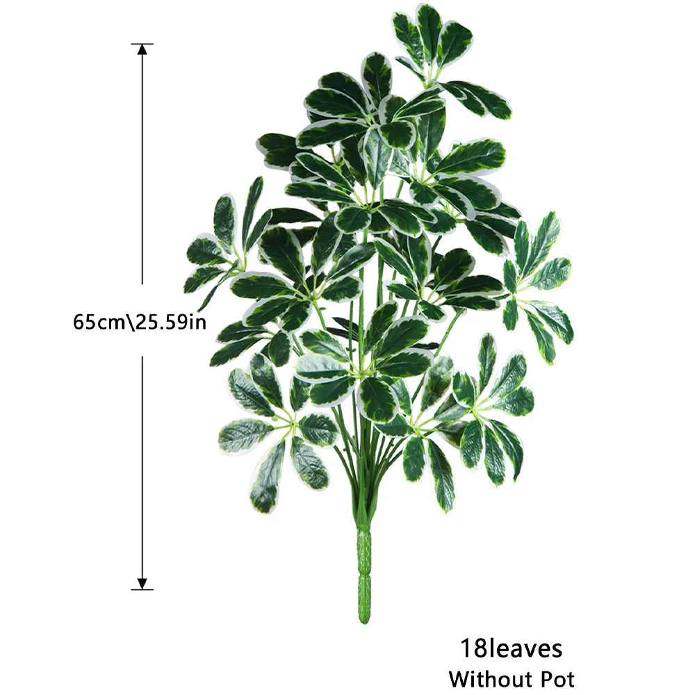plantes artificielles de palmier et monstera pour décoration intérieure et extérieure - vue 12 sur 12