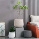 moule en silicone moderne pour pot de fleurs en béton léger et luxueux