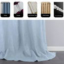 Voilage tulle imitation lin sur mesure grande hauteur