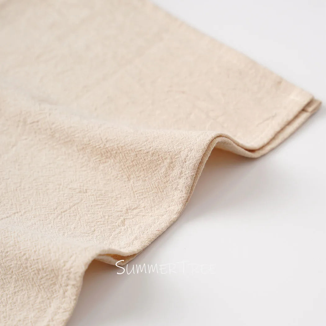 Serviette de table lot 12 coton lavé vintage - vue 6 sur 7