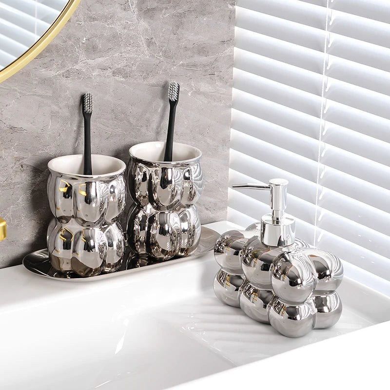 décoration de salle de bain luxe nuages créatifs en céramique
