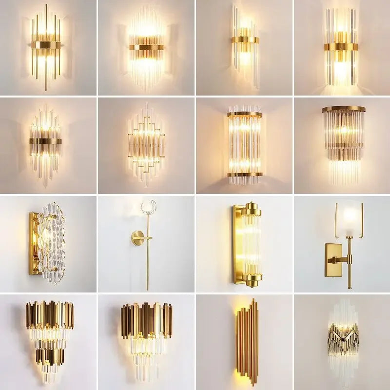 applique murale moderne en cristal rechargeable de luxe - vue 4 sur 22