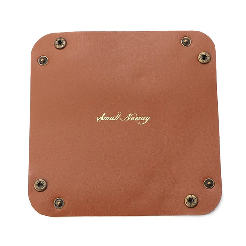 boîte de rangement en cuir pliable pour bijoux et accessoires - vue 13 sur 14