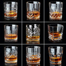 Verres cristal gravés élégants pour table fêtes maison