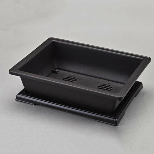 pot de fleurs rectangulaire en plastique pour bonsaï et jardin - vue 3 sur 6