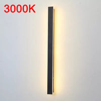 Applique murale led extérieure étanche longue bande moderne