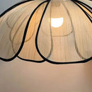 lampe suspendue moderne en tissu pour décoration artistique