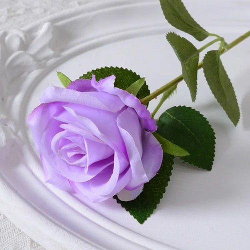rose artificielle en soie pour décoration de mariage et événements - vue 29 sur 28