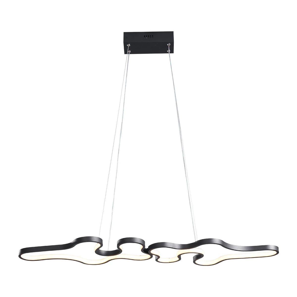 Smart Home Alexa Google Home Modern LED Chandelier, Used For Living Rooms, Restaurants, Bars, Kitchens, Room Chandeliers, - vue 7 sur 12