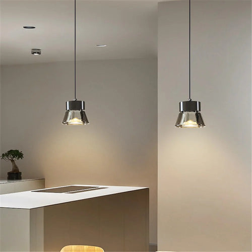 lustre à led tendance en forme de bouteille pour intérieur moderne - vue 10 sur 11