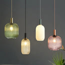 lustre en verre lumineux pour décoration intérieure élégante