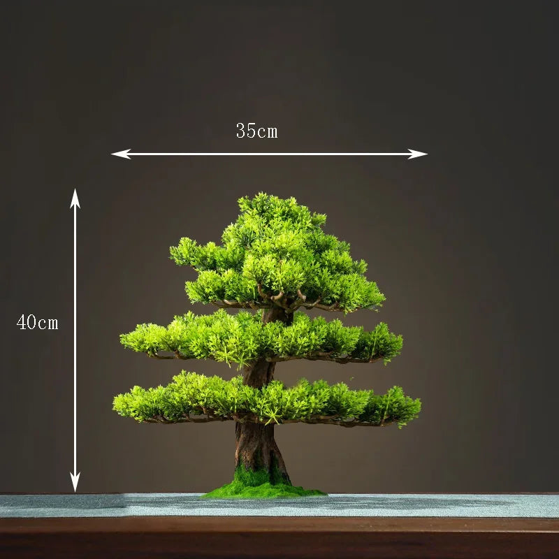 décoration intérieure faux arbre bonsaï style chinois pour intérieur et extérieur - vue 5 sur 22