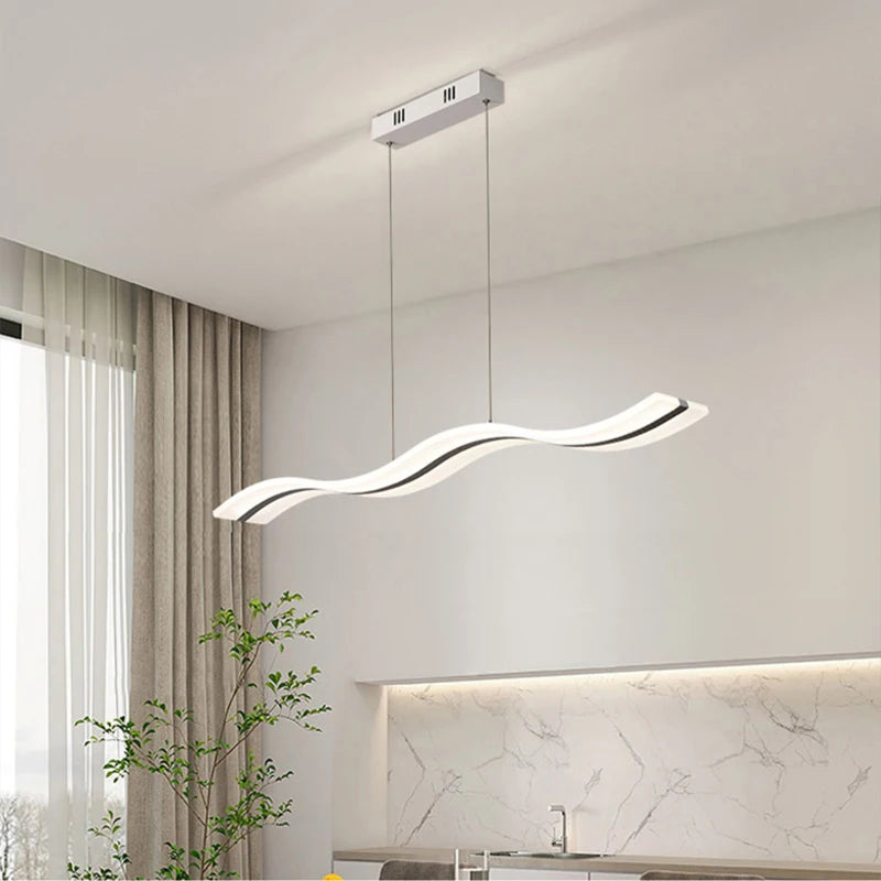 suspension led moderne pour décoration intérieure élégante - vue 6 sur 8
