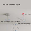 Suspension pliantes rétractables nordiques laiteux jaune argent suspension Restaurant Table à manger bureau lustre lampe 220V