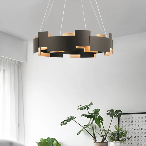 lampe suspendue en métal 	 avec cordon réglable