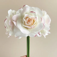 bouquet de roses artificielles décoratives pour jardin