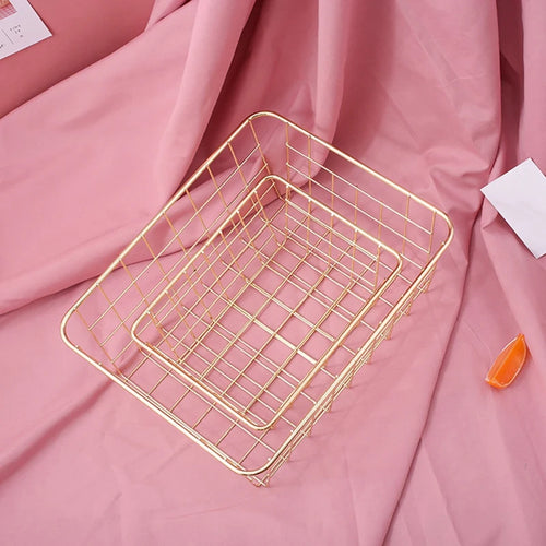 panier en fer pour rangement à la maison et salle de bain - vue 4 sur 6