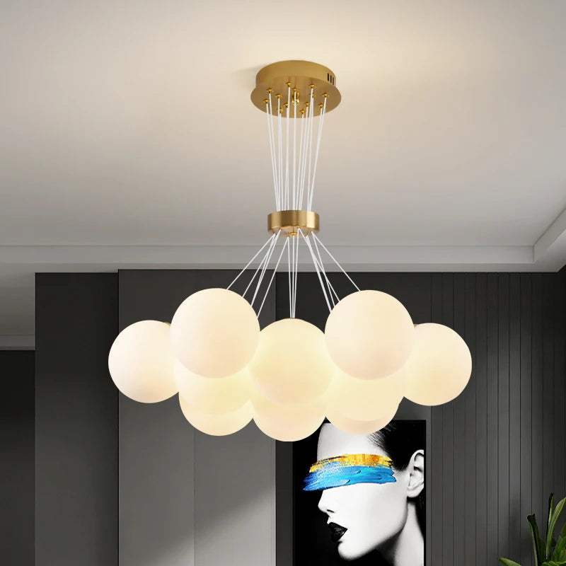 suspension design moderne en forme de lune - vue 5 sur 19