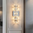 Applique murale moderne et luxueuse en cristal
