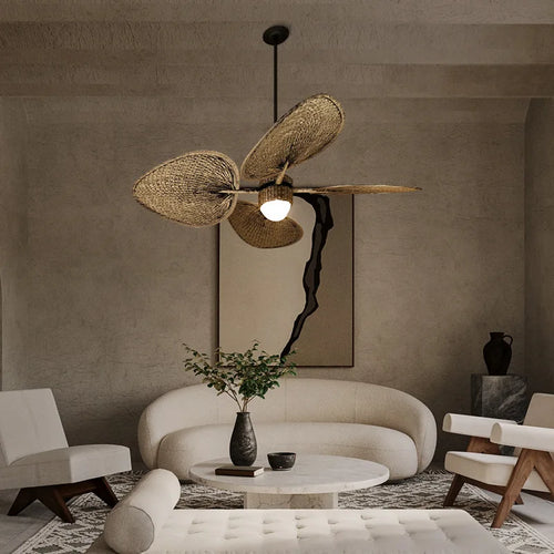 lustre à LED moderne style wabi-sabi en forme de vigne décoratif - vue 2 sur 7