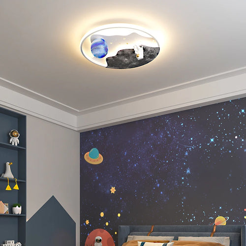 lustre astronaute créatif pour décoration intérieure lumineuse - vue 5 sur 8