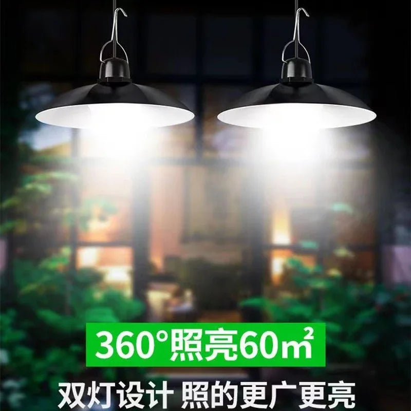 Suspension solaire 1 Drag 1/1 Drag 2 Led lampe à énergie solaire avec télécommande lustre Camping extérieur jardin suspension - vue 11 sur 10