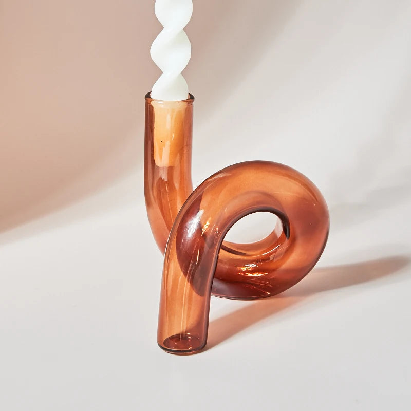 vases en verre bougeoirs décoratifs pour mariage et événements - vue 10 sur 14