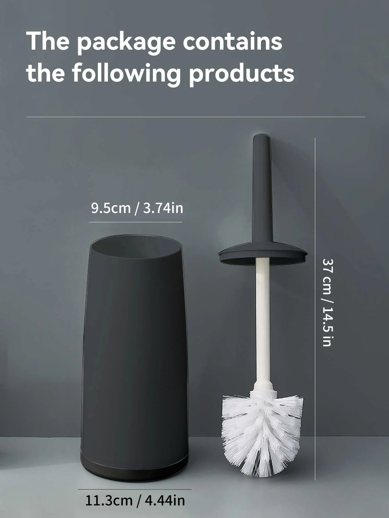 brosse de nettoyage anti éclaboussures pour salle de bain - vue 10 sur 10