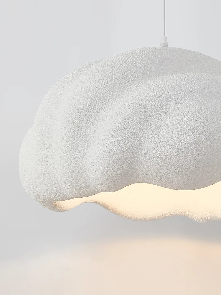 suspension Nordique minimaliste créatif nuage Wabi Sabi crème Style Led lustre Restaurant Bar décor à la maison lampe salle à manger lumières