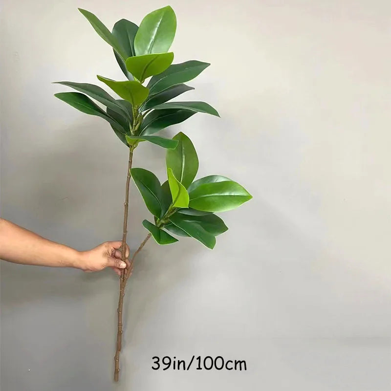 grands ficus artificiels en caoutchouc pour décoration de Noël - vue 8 sur 9