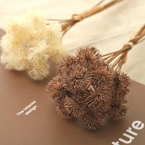lot de 12 boules de pissenlit artificielles pour décoration et cadeaux - vue 5 sur 8