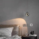 suspension led rotative avec fil métallique réglable