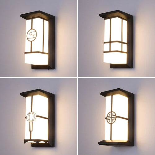 applique murale extérieure étanche abs pour éclairage de jardin