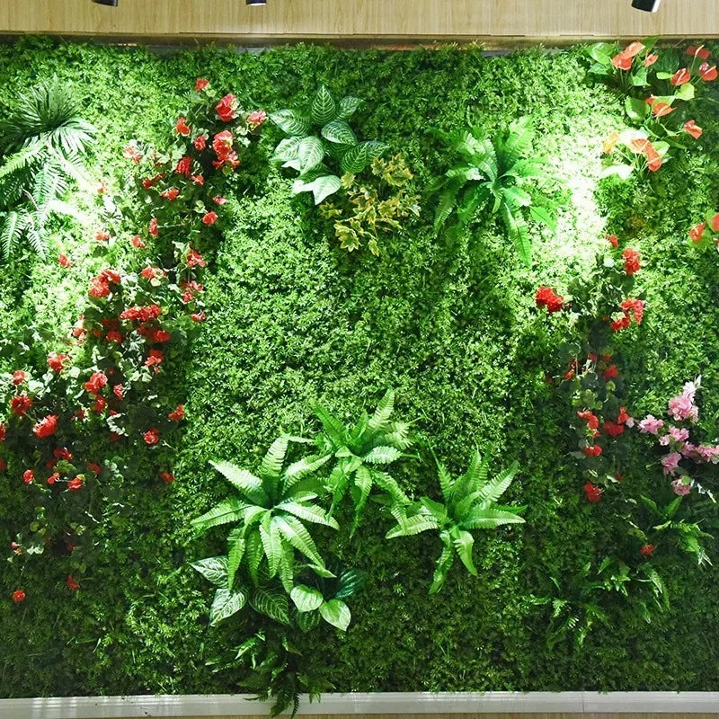 décoration végétale murale verte pour intérieur élégant - vue 5 sur 25